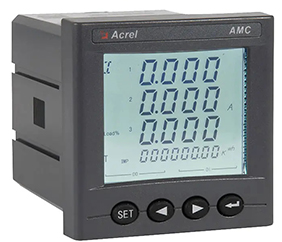 Medidor de energia AC multifunções AMC72L-E4/KC