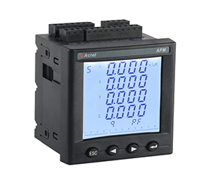 Medidor elétrico digital APM800 3 Phase Rs485